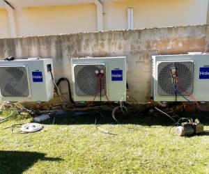 Bom Clima - Ar Condicionado e Climatização – Portimão - Instalação  03 Split's Marca Haier do tipo comercial de 48.000 Btu's (Hotel Mirachoro Praia Carvoeiro)